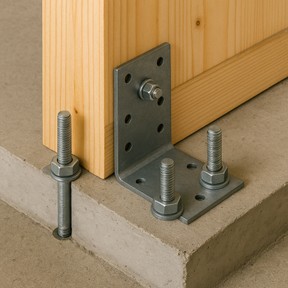 sistema di fissaggio pannelli xlam